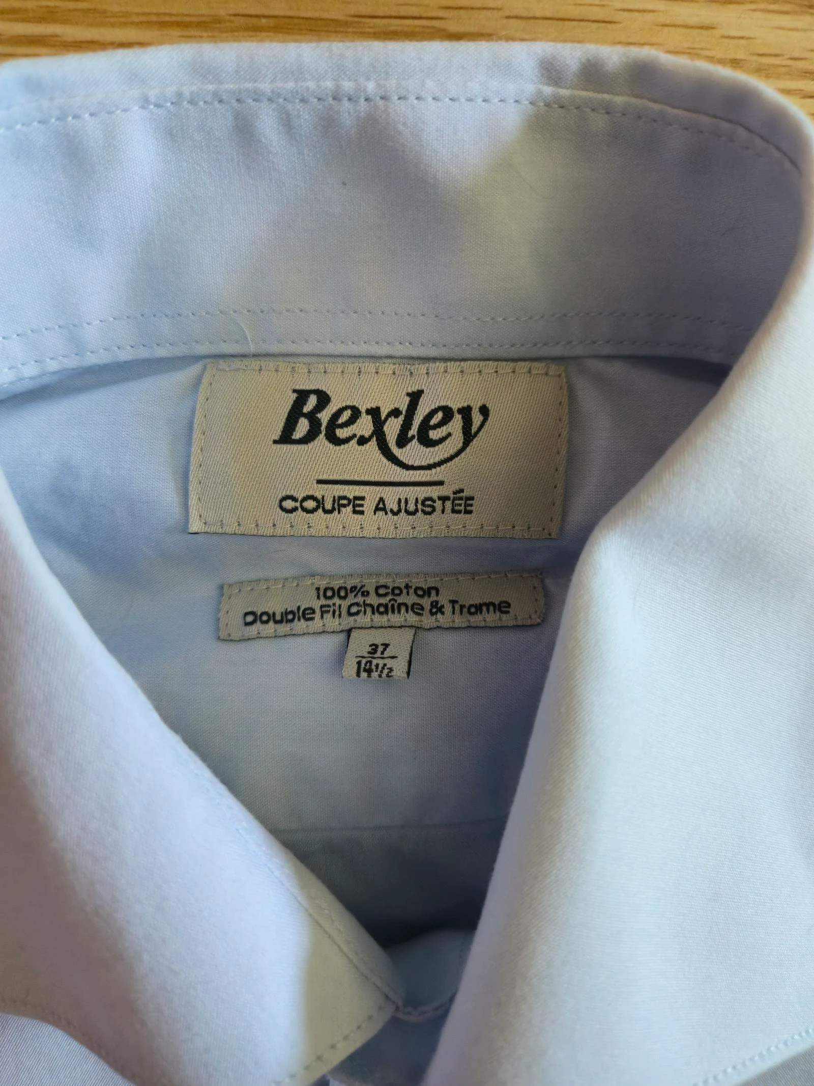 Camisa azul claro Bexley talla S – photo 4